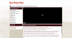 Desktop Screenshot of iranpersiatour.com
